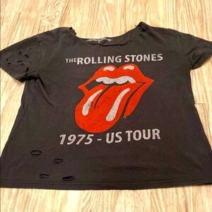 (1x) Oversized + Holy Tee (The Rolling Stones Black)